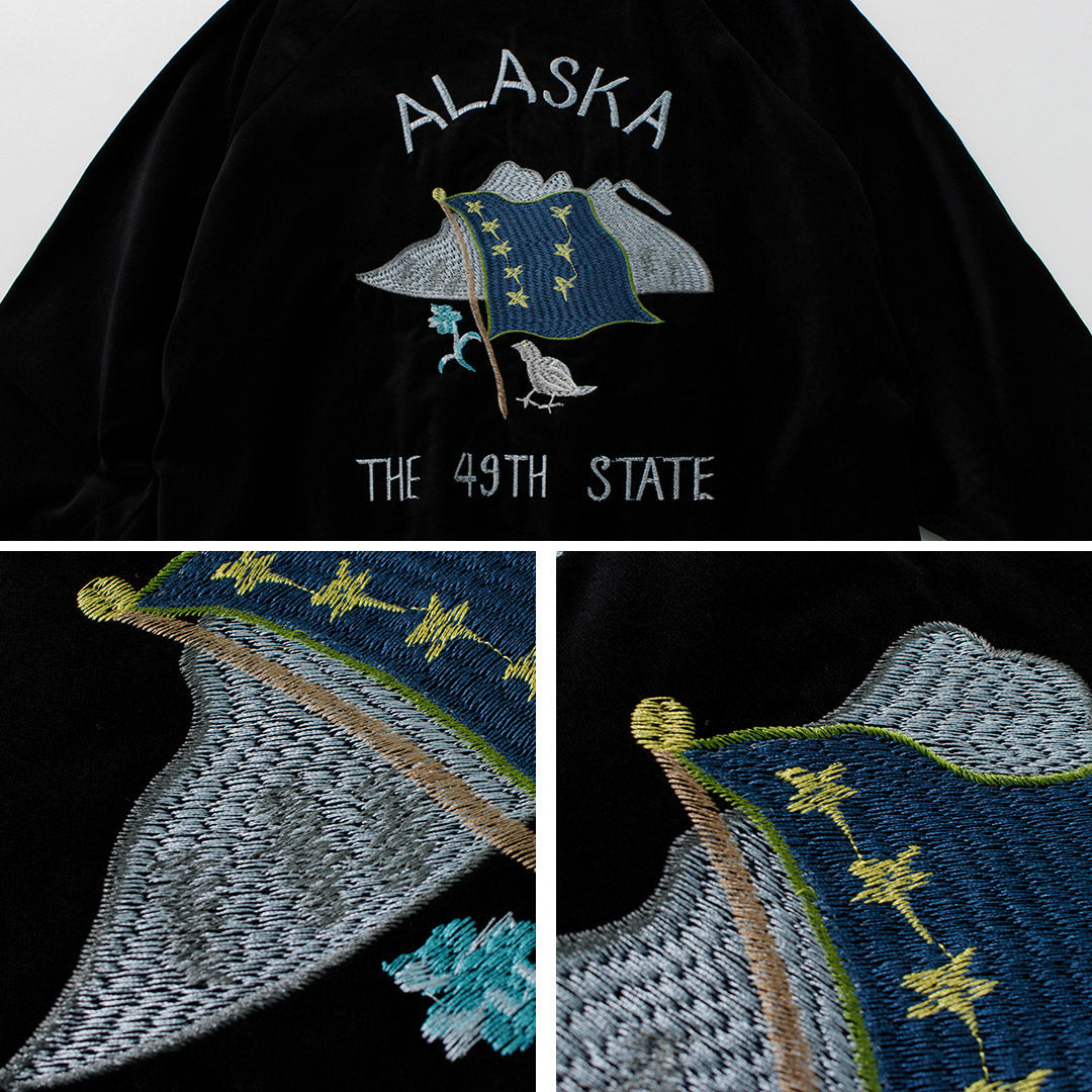 THRIFTY LOOK / Reversible Souvenir Alaska Jacket