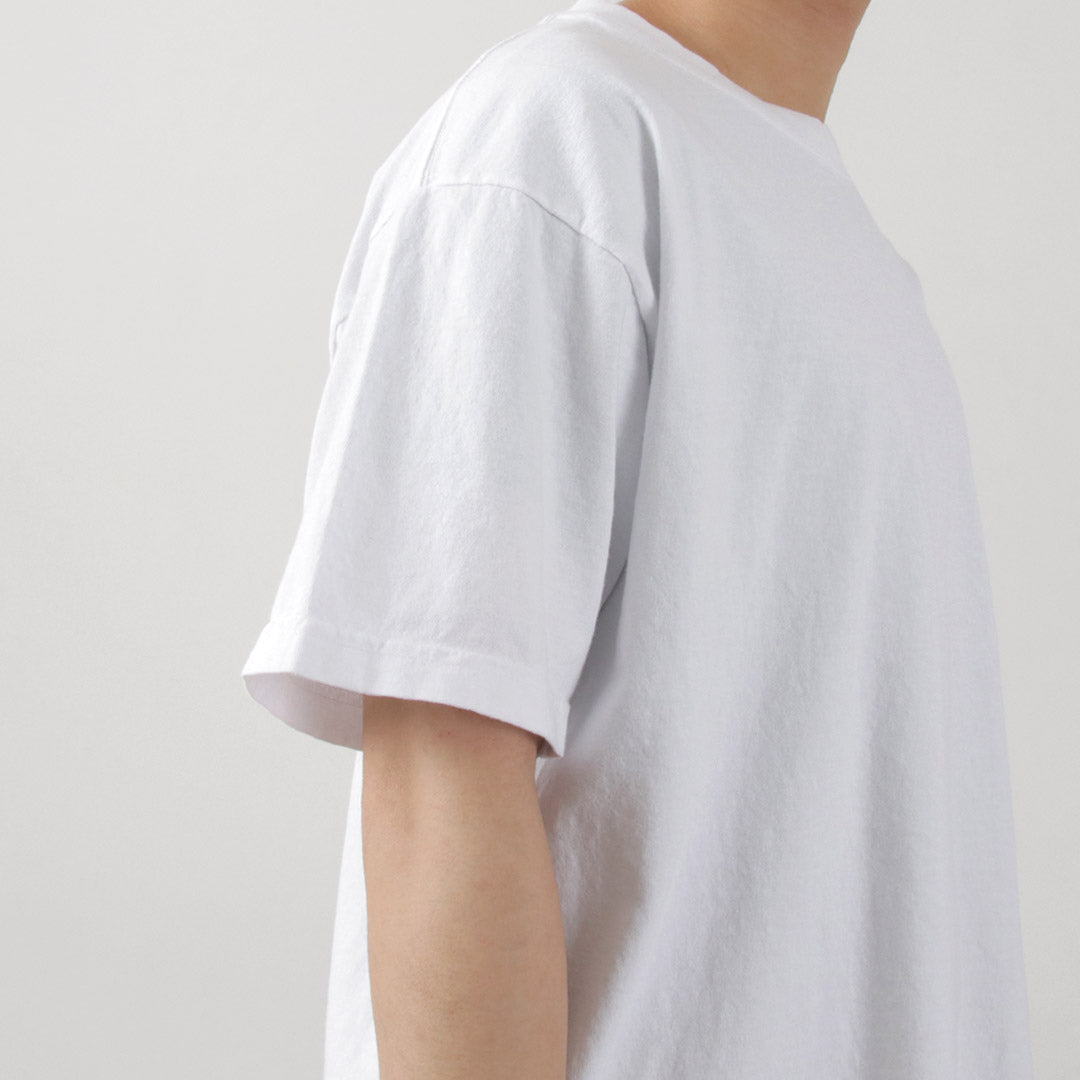 광산 / 짧은 슬리브 승무원 티셔츠