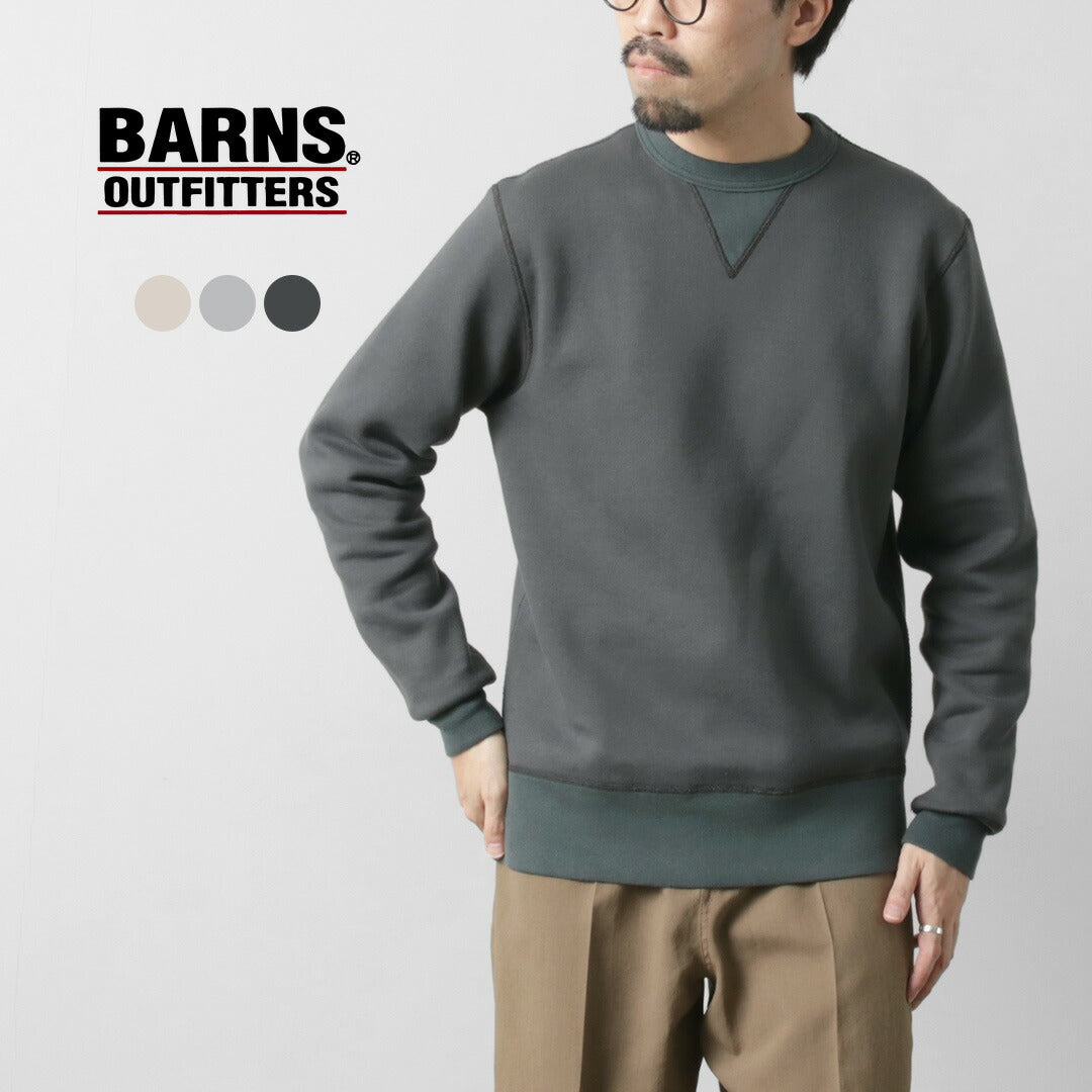 BARNS / Cozun Gusset Crew Neck Sweatshirt