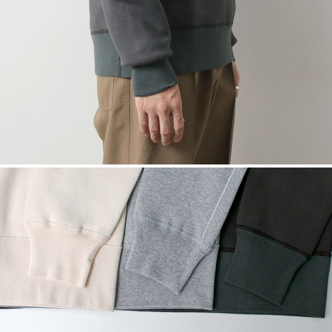 BARNS / COZUN Gusset Crew Neck Sweatshirt