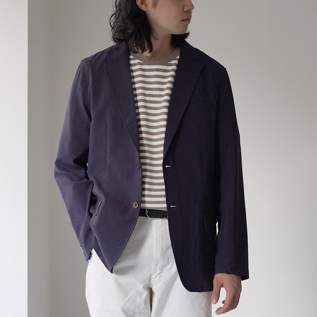 Japan Blue Jeans / Seersucker Summer Summer Instrayed Jacket