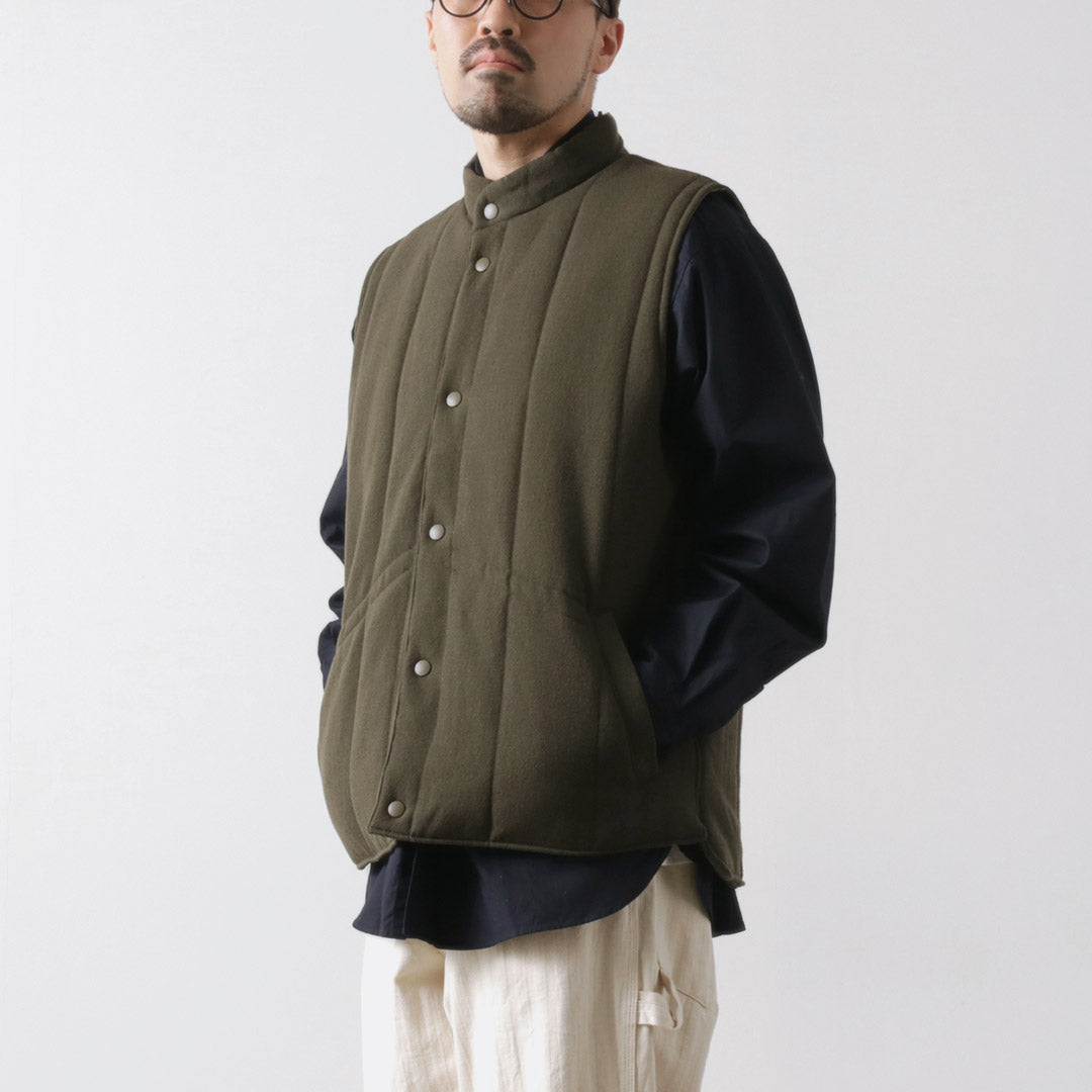 FUJITO / Ski vest Wool serge