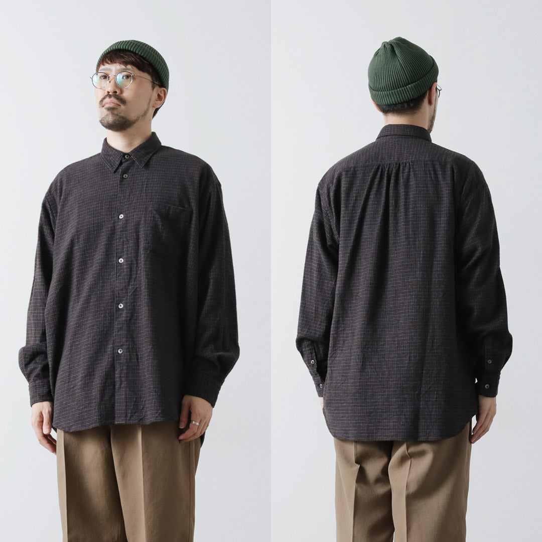 FUJITO / Big Size Shirt micro check