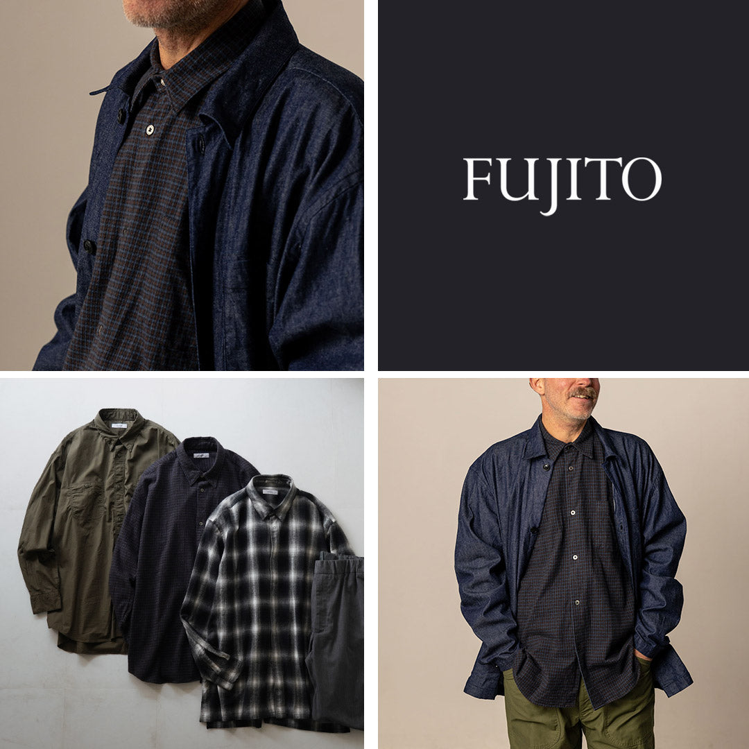 FUJITO / Big Size Shirt micro check