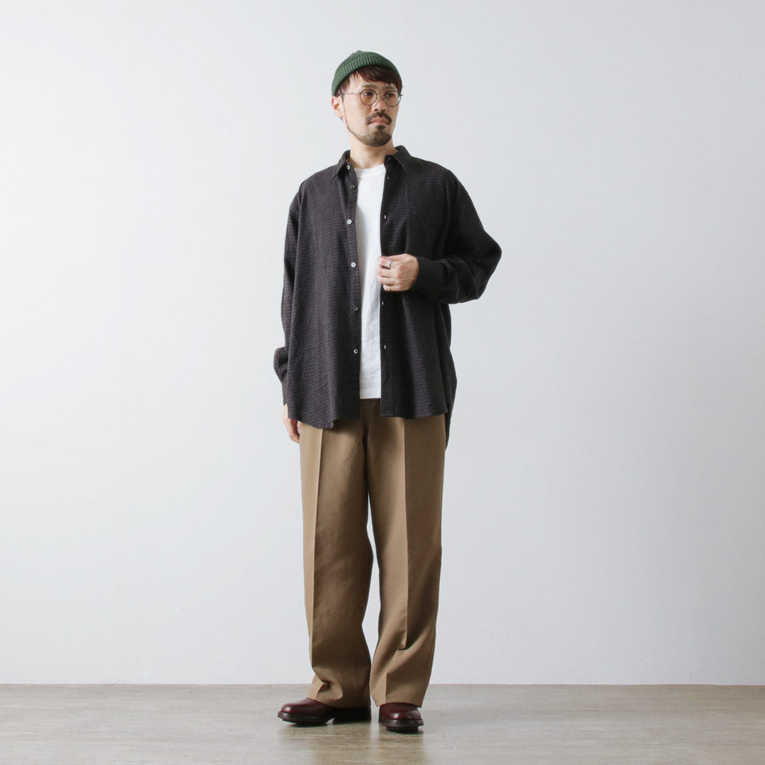 FUJITO / Big Size Shirt micro check