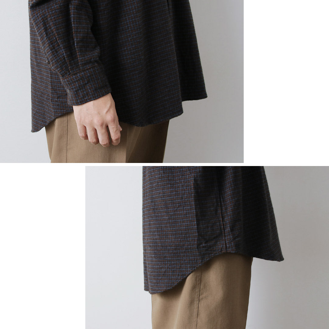 FUJITO / Big Size Shirt micro check