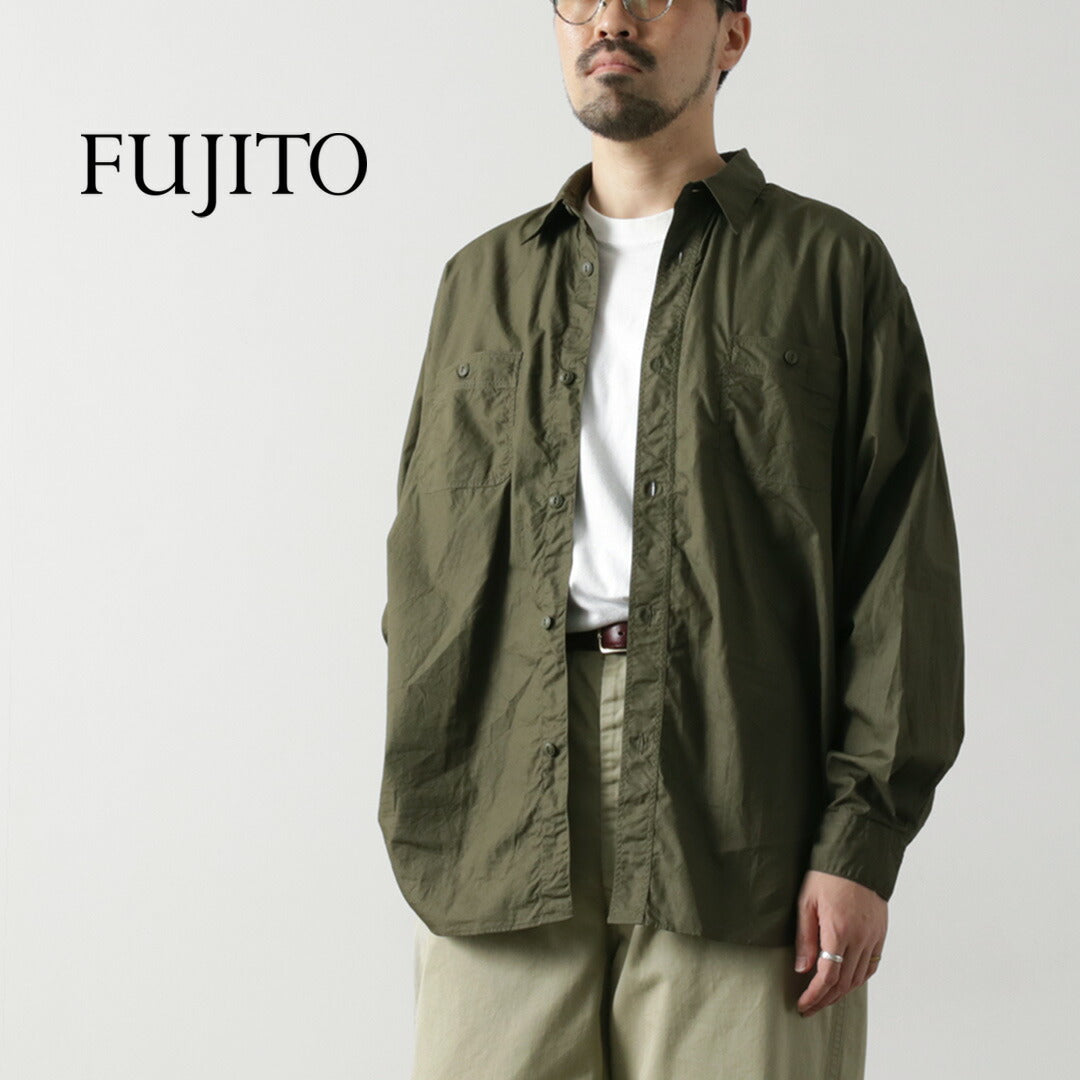 Fujito / Big Size Work Shirt Broad