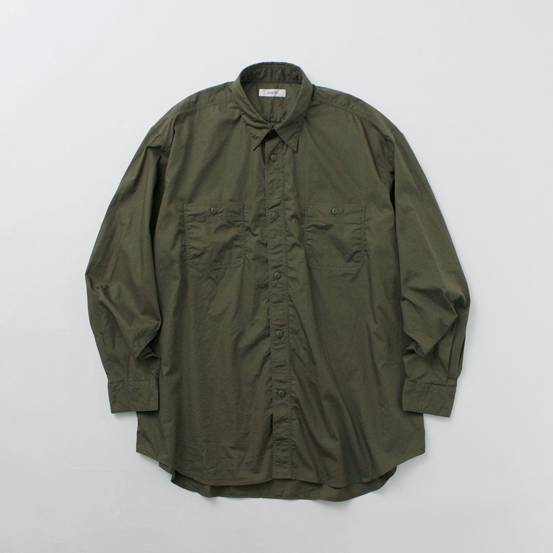 FUJITO / Big Size Work Shirt Broad