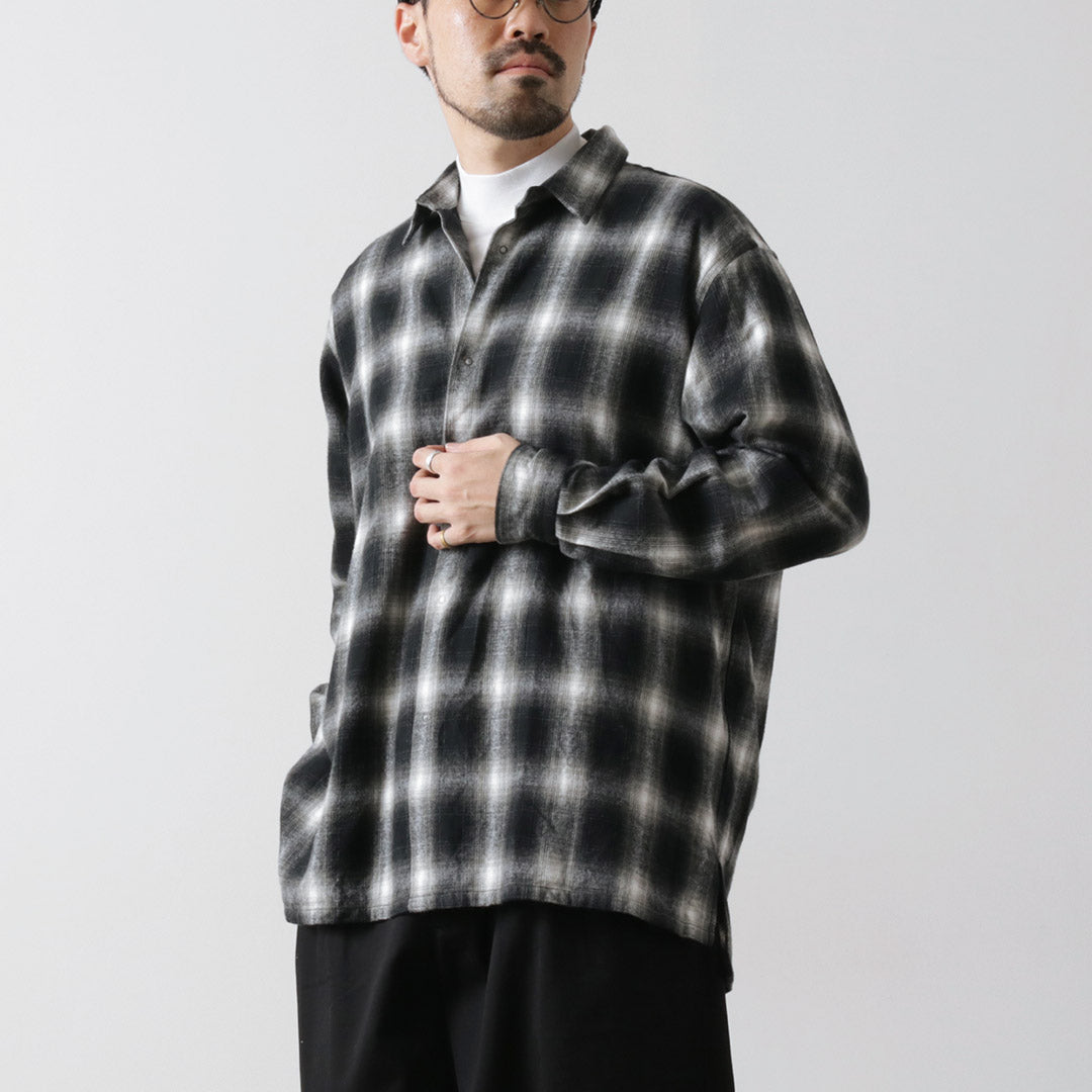 Fujito / Ring Shirt Ombre Check