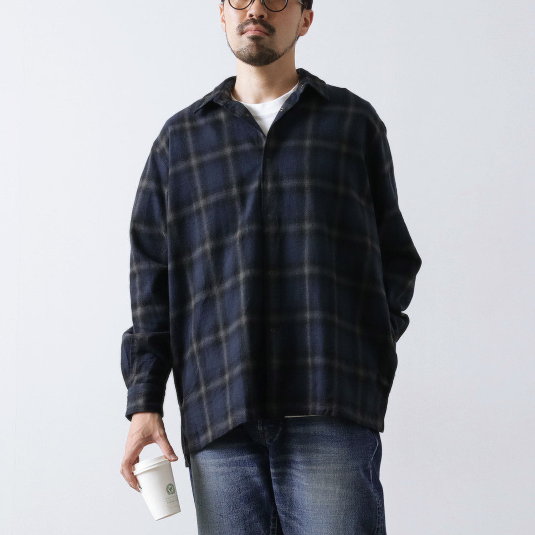 Fujito / Ring Shirt Ombre Check