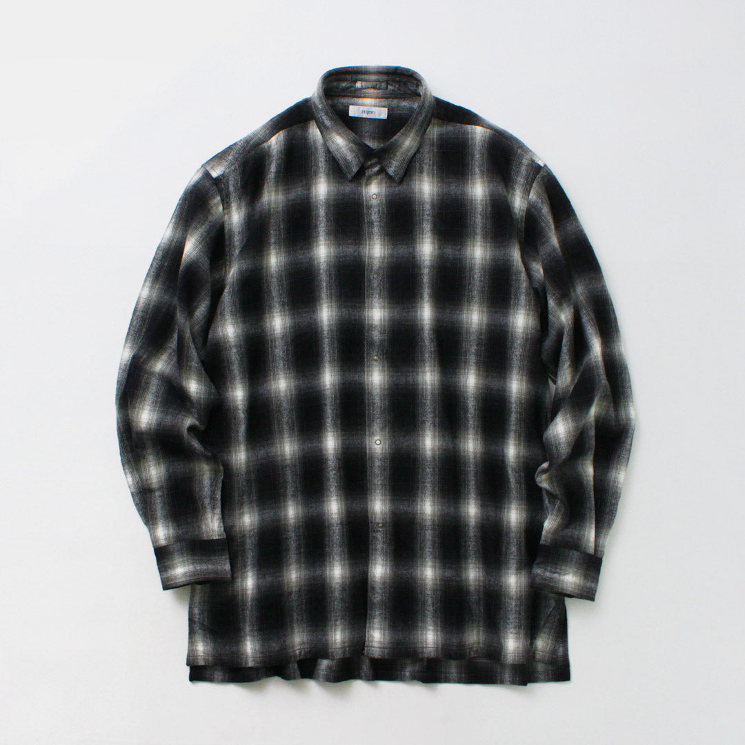 FUJITO / Ring Shirt Ombre Check