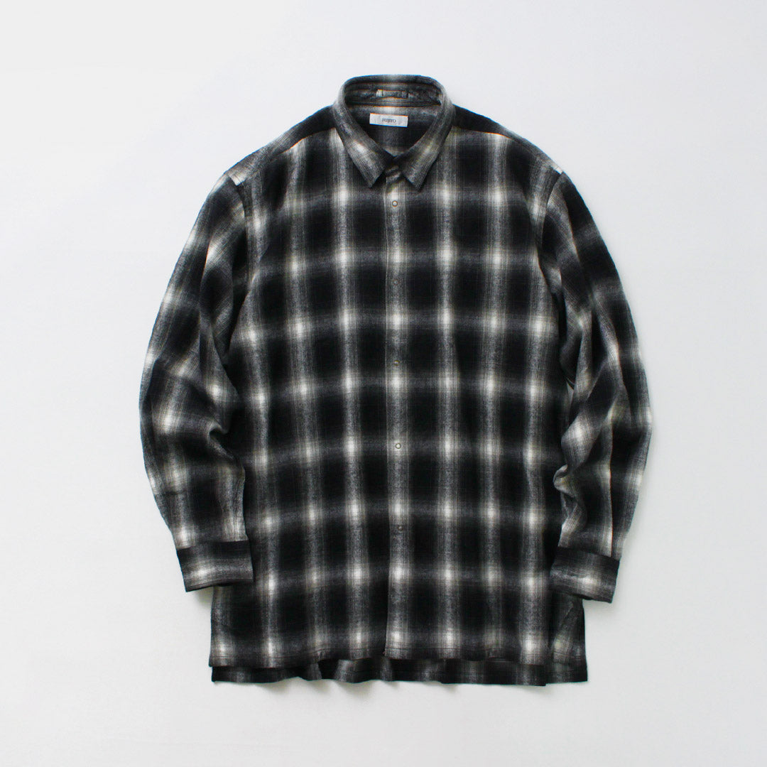 Fujito / Ring Shirt Ombre Check