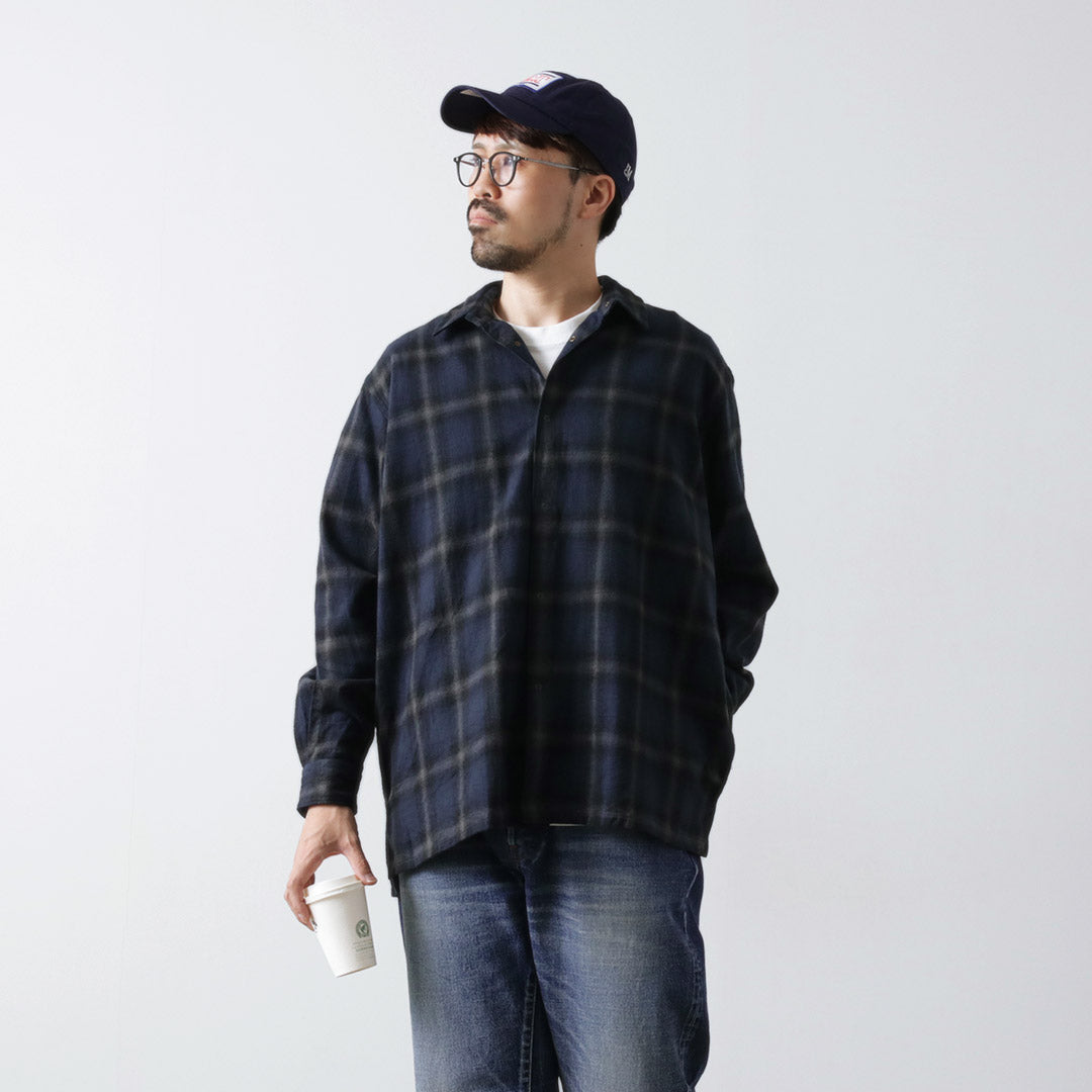 Fujito / Ring Shirt Ombre Check