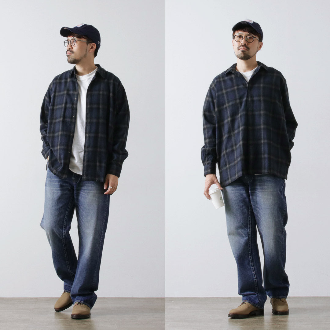 Fujito / Ring Shirt Ombre Check