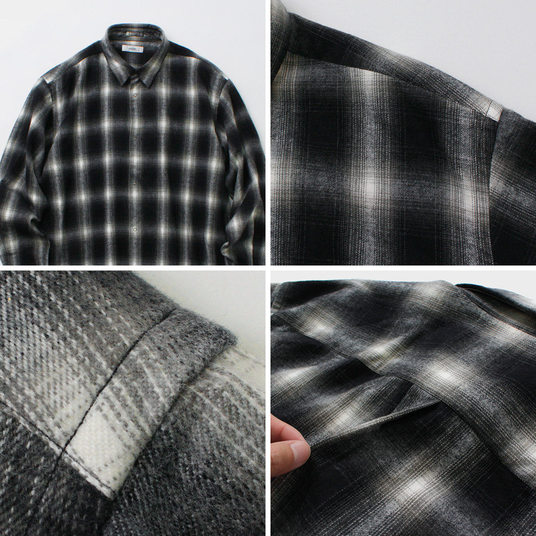 Fujito / Ring Shirt Ombre Check