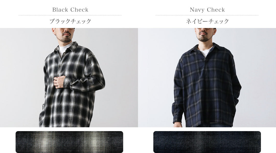 Fujito / Ring Shirt Ombre Check