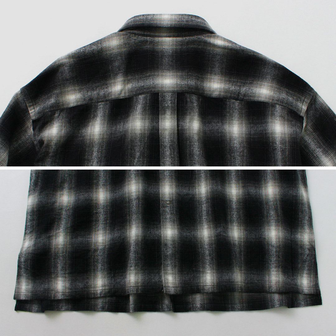 Fujito / Ring Shirt Ombre Check