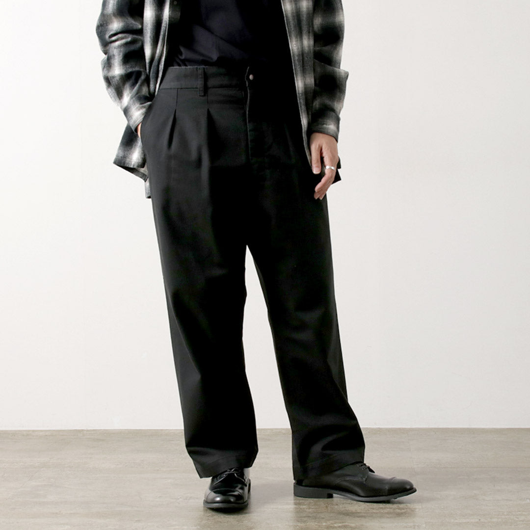 FUJITO / 2-Tuck Trousers Chino