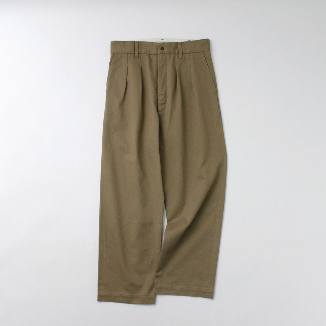 FUJITO / 2-Tuck Trousers Chino