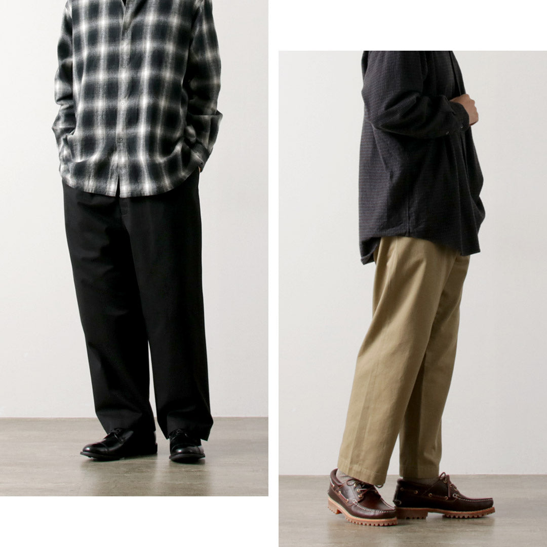 FUJITO / 2-Tuck Trousers Chino