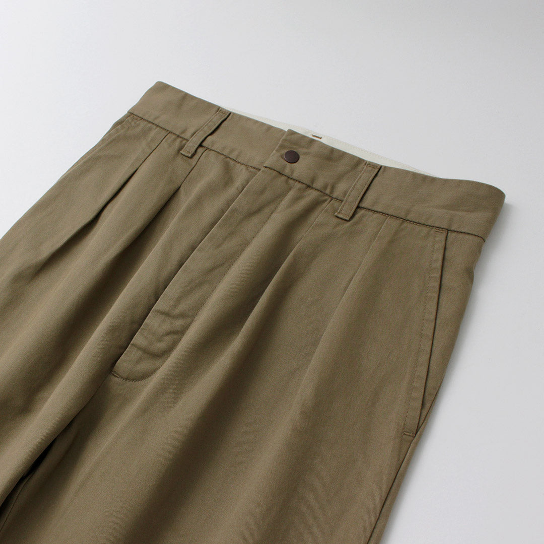 FUJITO / 2-Tuck Trousers Chino