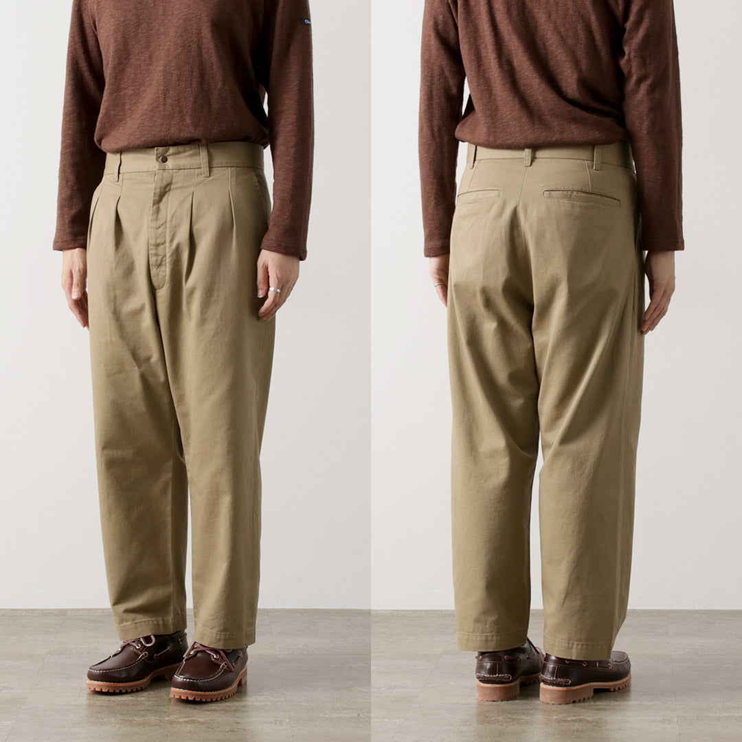 FUJITO / 2-Tuck Trousers Chino