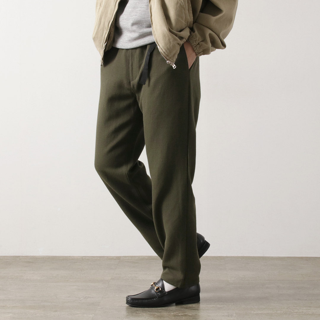 FUJITO / N.O.UN Beltless Pants Wool Serge