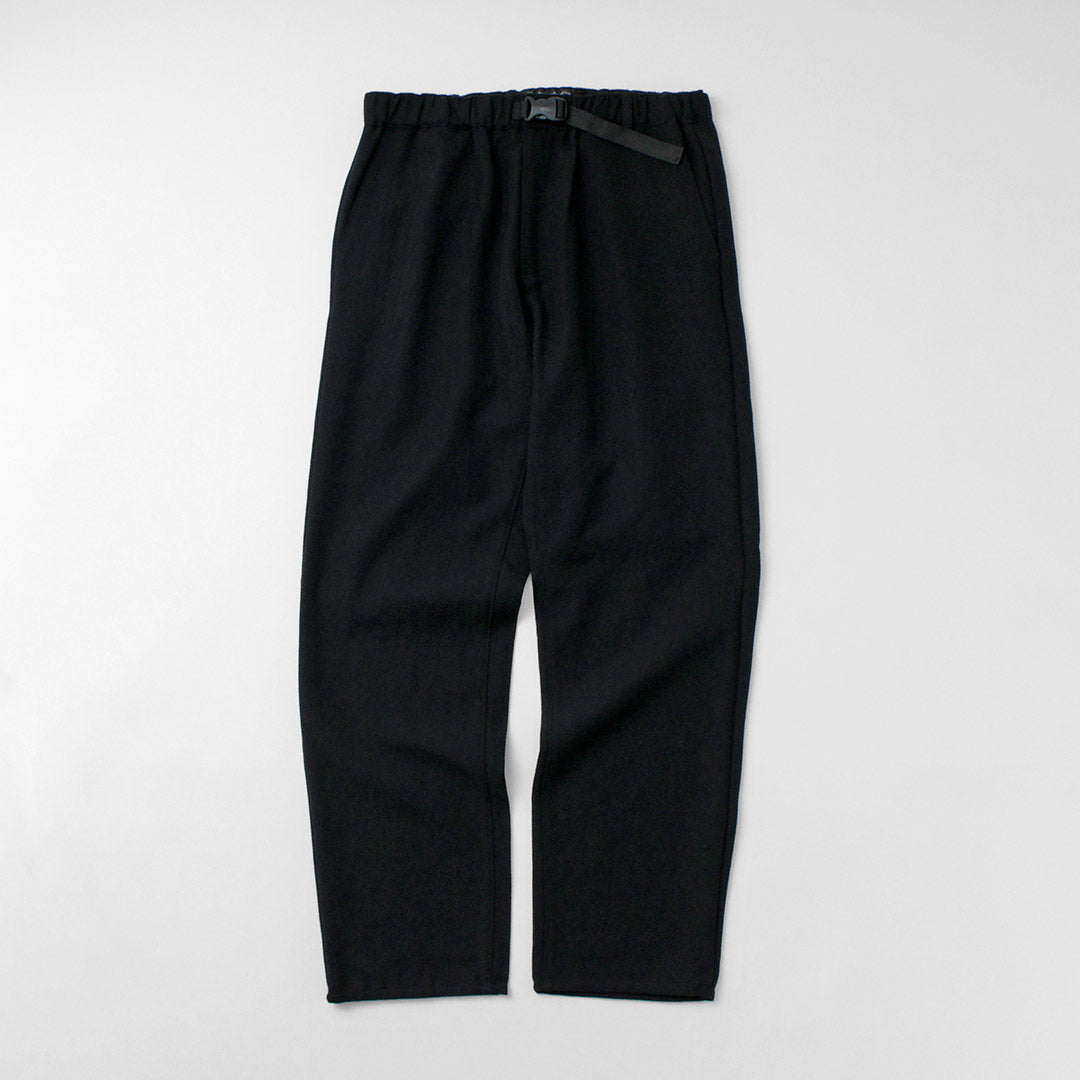 FUJITO / N.O.UN Beltless Pants Wool Serge