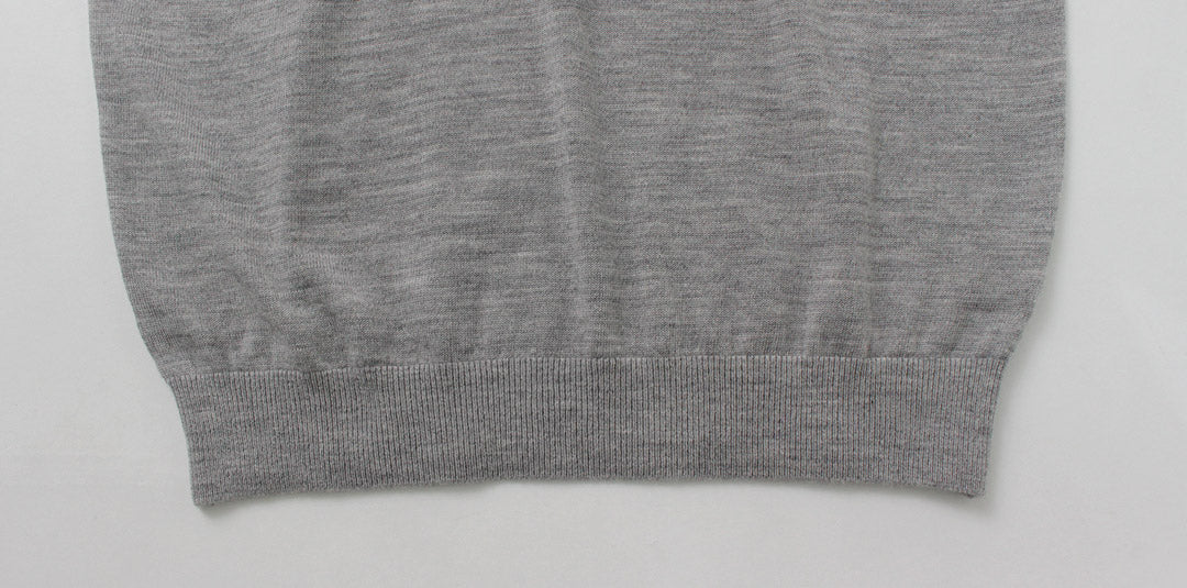 MOONCASTLE / Extra Fine Merino Wool Polo Neck Knit