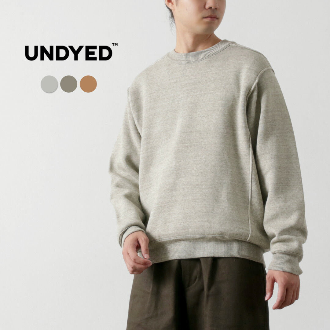 UNDYED / Knit Double Face Trim Crew Colored Organic Cotton