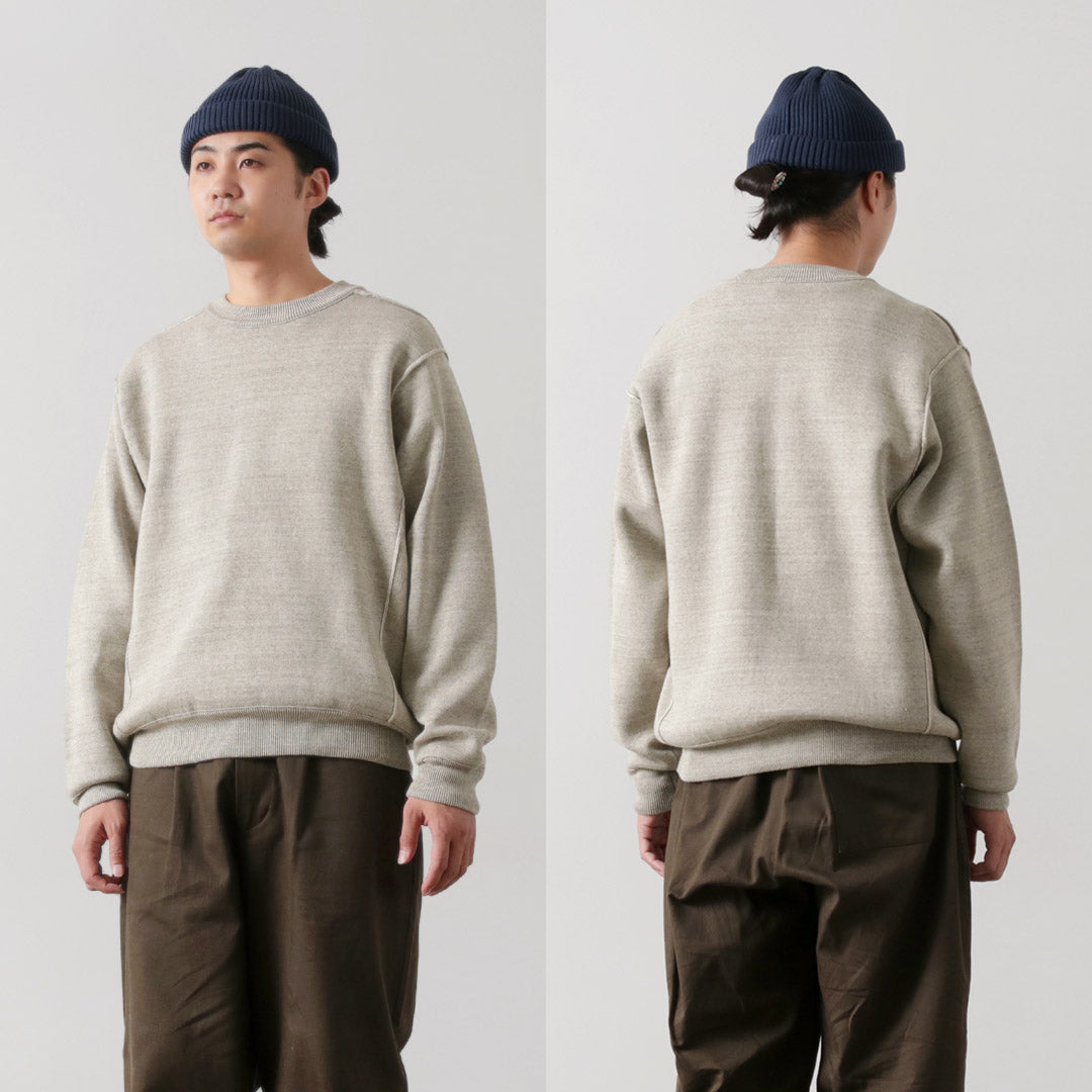 UNDYED / Knit Double Face Trim Crew Colored Organic Cotton