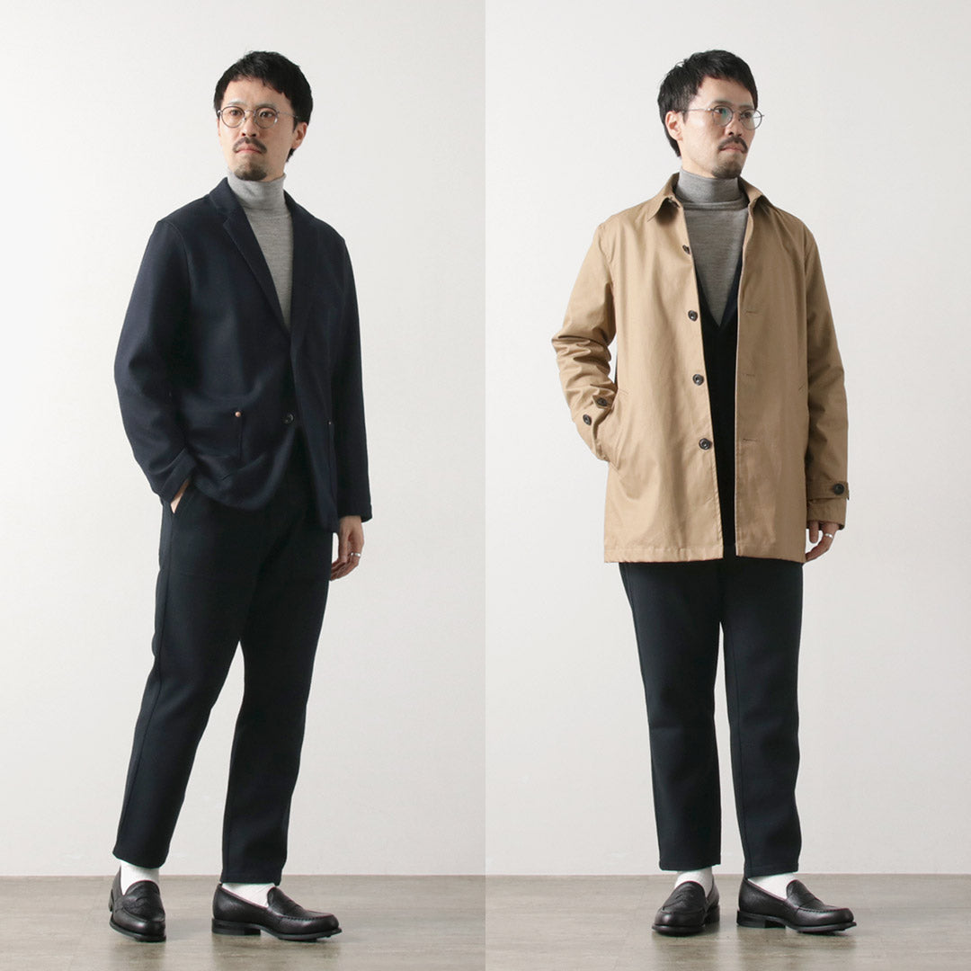 RE MADE IN TOKYO JAPAN / Super 140 Wool Melton Easy Slacks