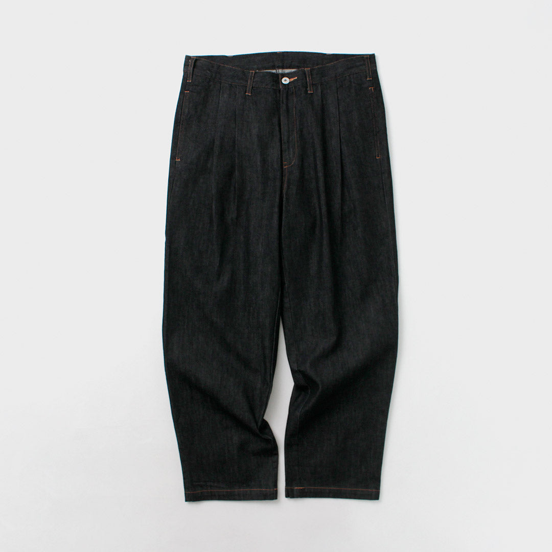 ILL ONE EIGHTY / Denim 2-tuck pants