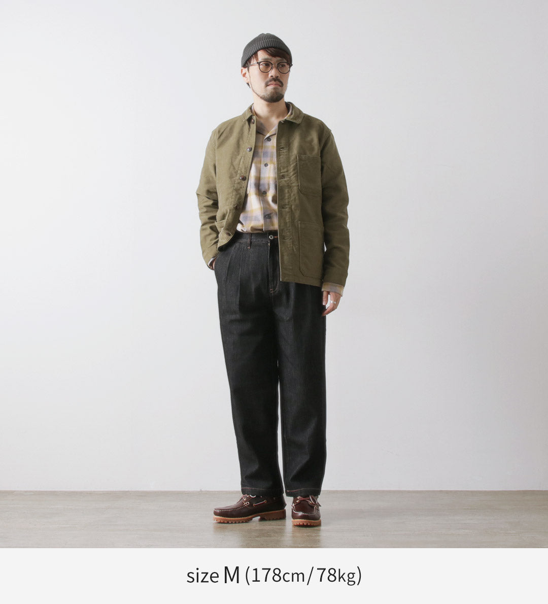 ILL ONE EIGHTY / Denim 2-tuck pants