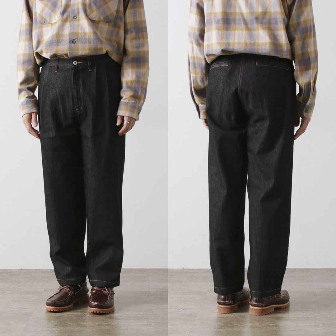 ILL ONE EIGHTY / Denim 2-tuck pants