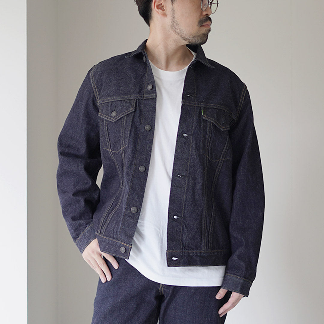 Fábrica de fob / selvage denim 3ra chaqueta