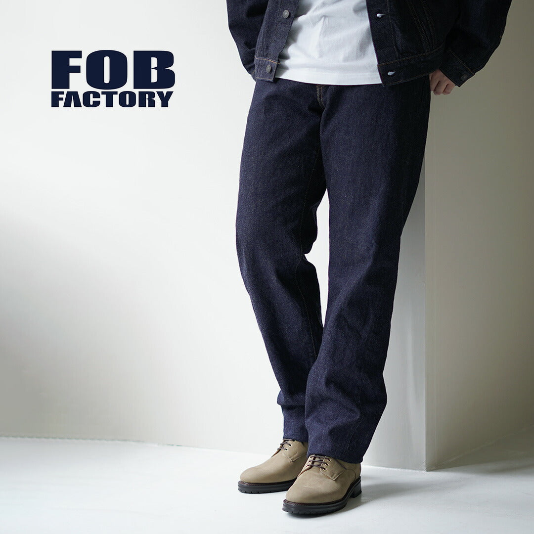 FOB FACTORY / Selvage Denim Tapered 5P Pants