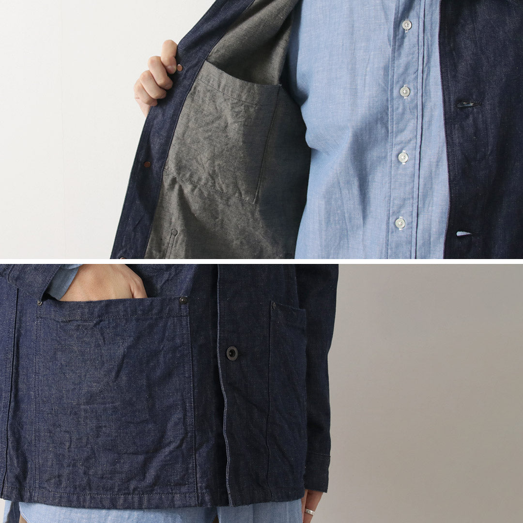 Fob Factory / F2447 Denim Coverall