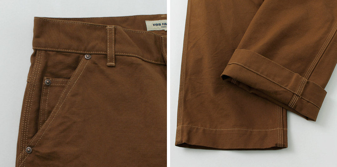 FOB FACTORY / Cotton Duck Work Pants