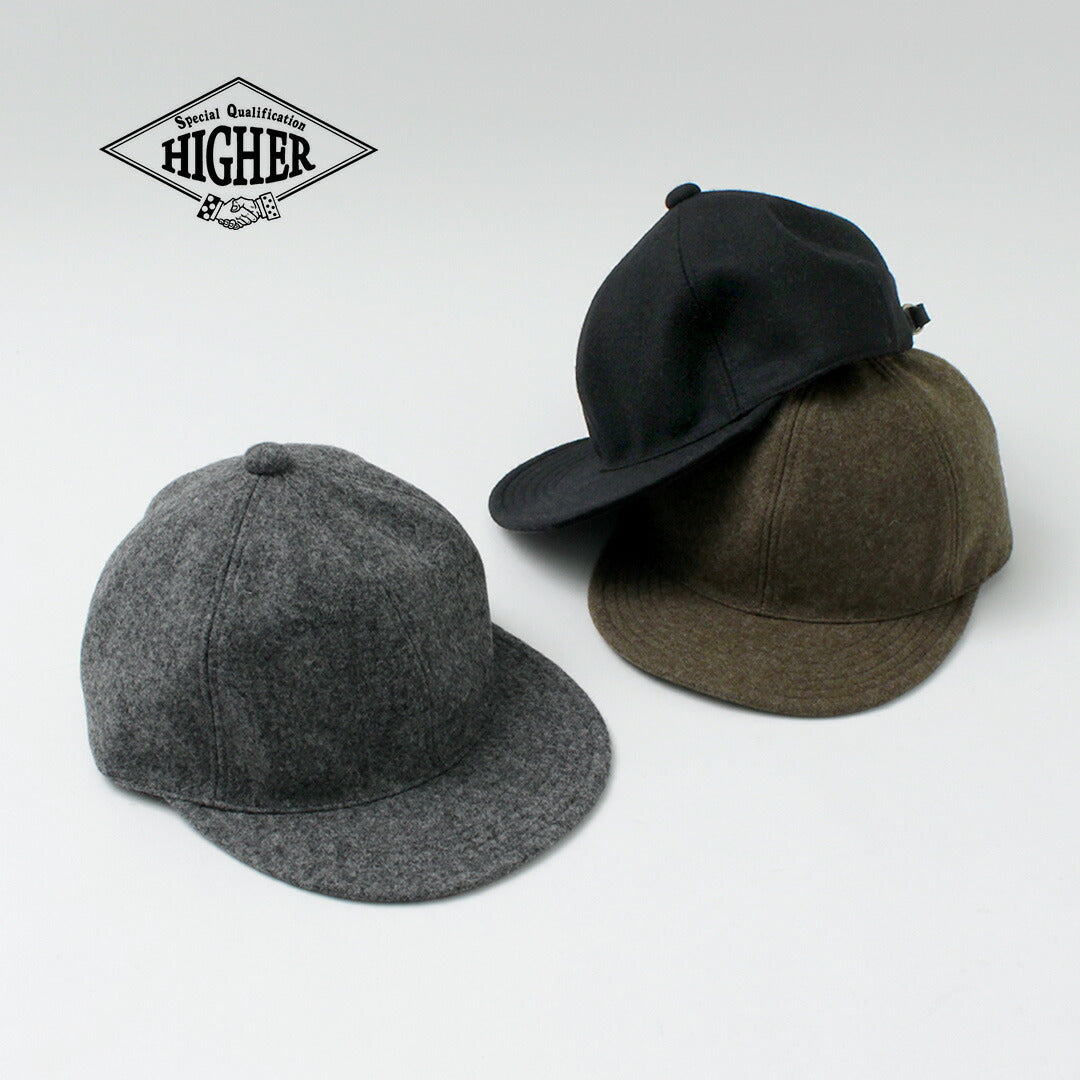 HIGHER / Melton Long Brim Cap