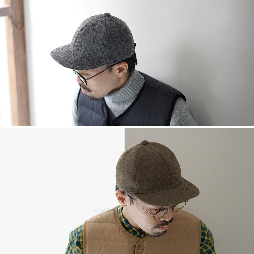 HIGHER / Melton Long Brim Cap