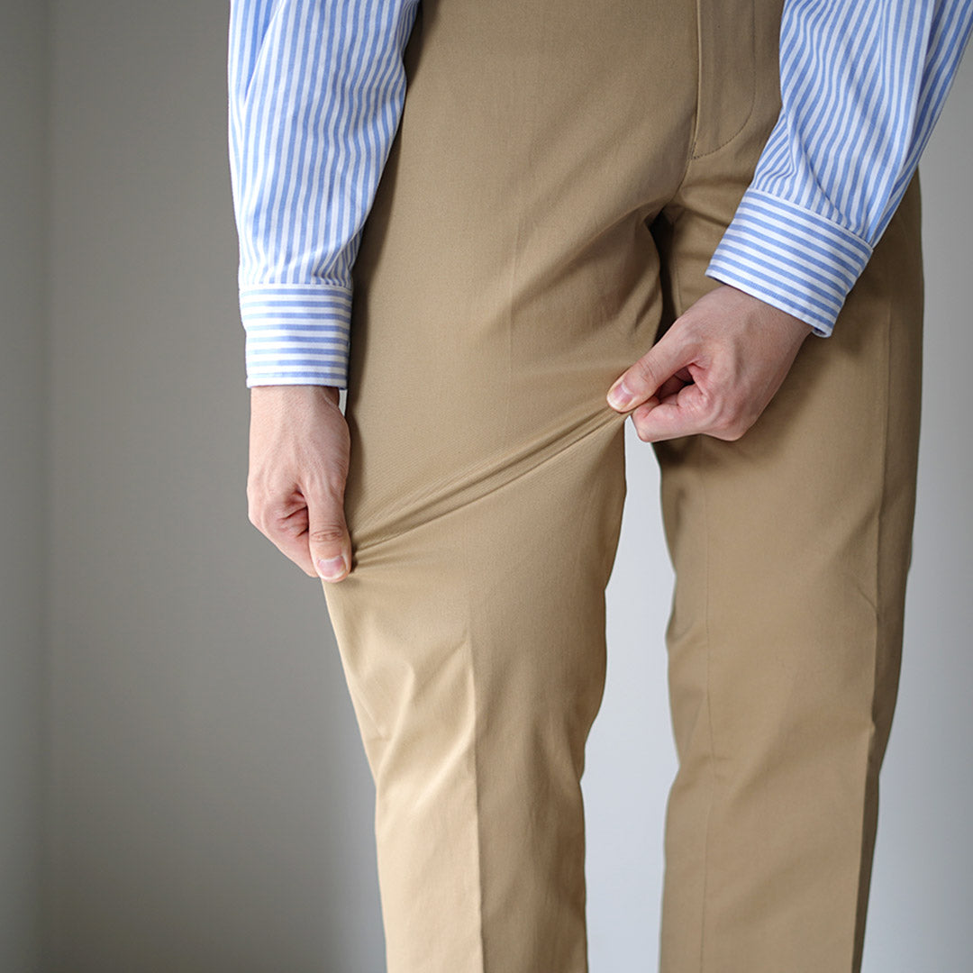 D.C.White / pantalon chino stretch à haute densité