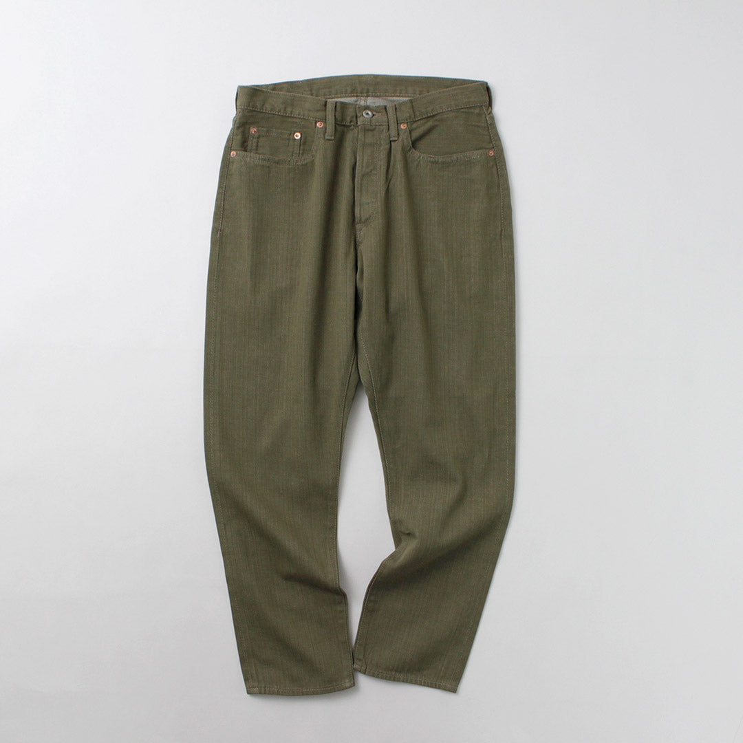 SANCA / UK Green Denim Tapered 5-Pants