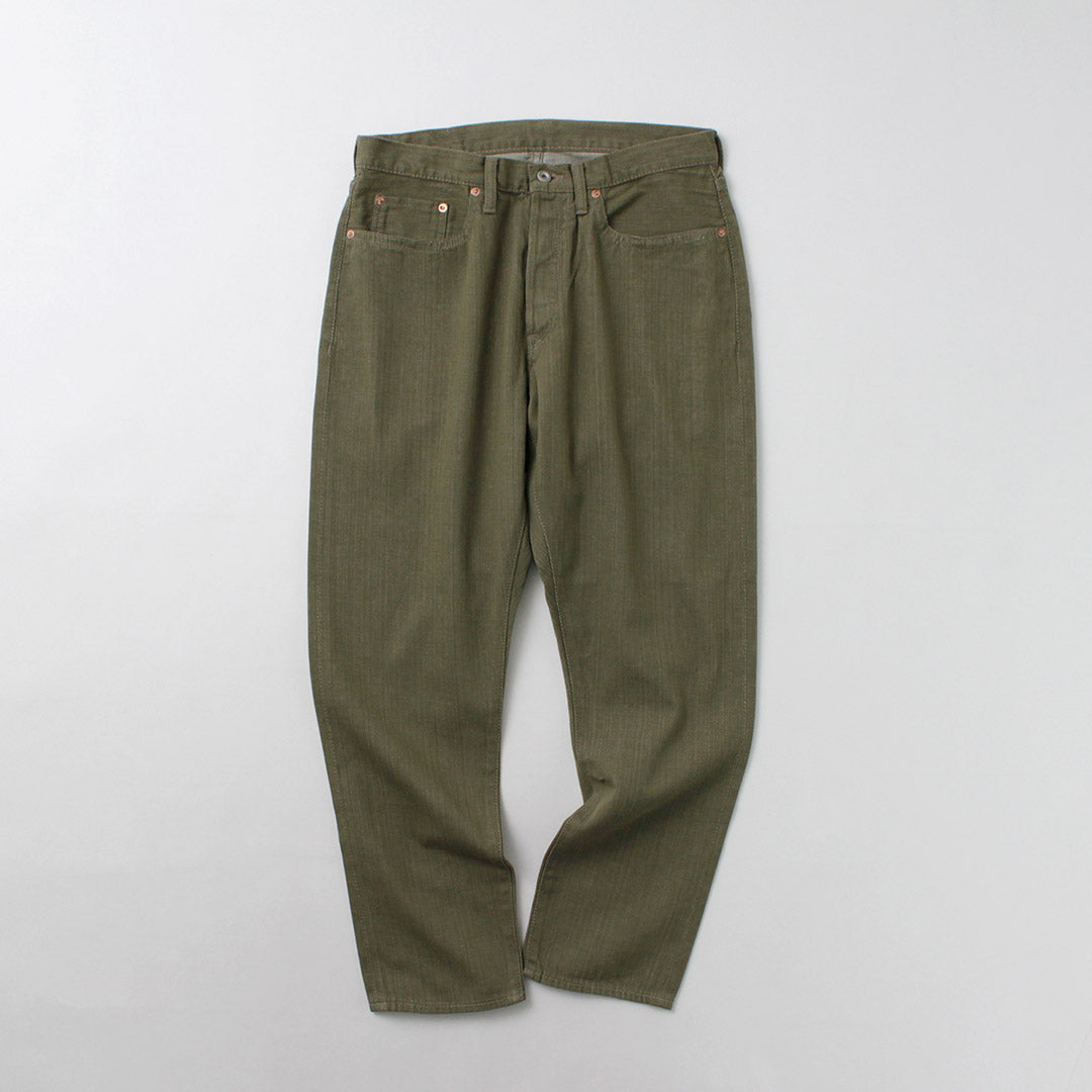 SANCA / UK Green Denim Tapered 5-Pants