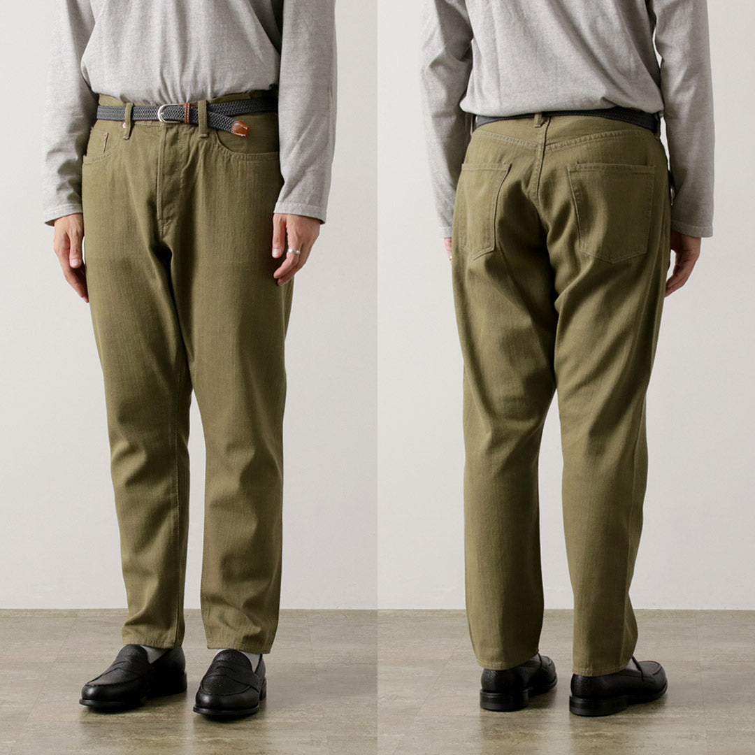 SANCA / UK Green Denim Tapered 5-Pants