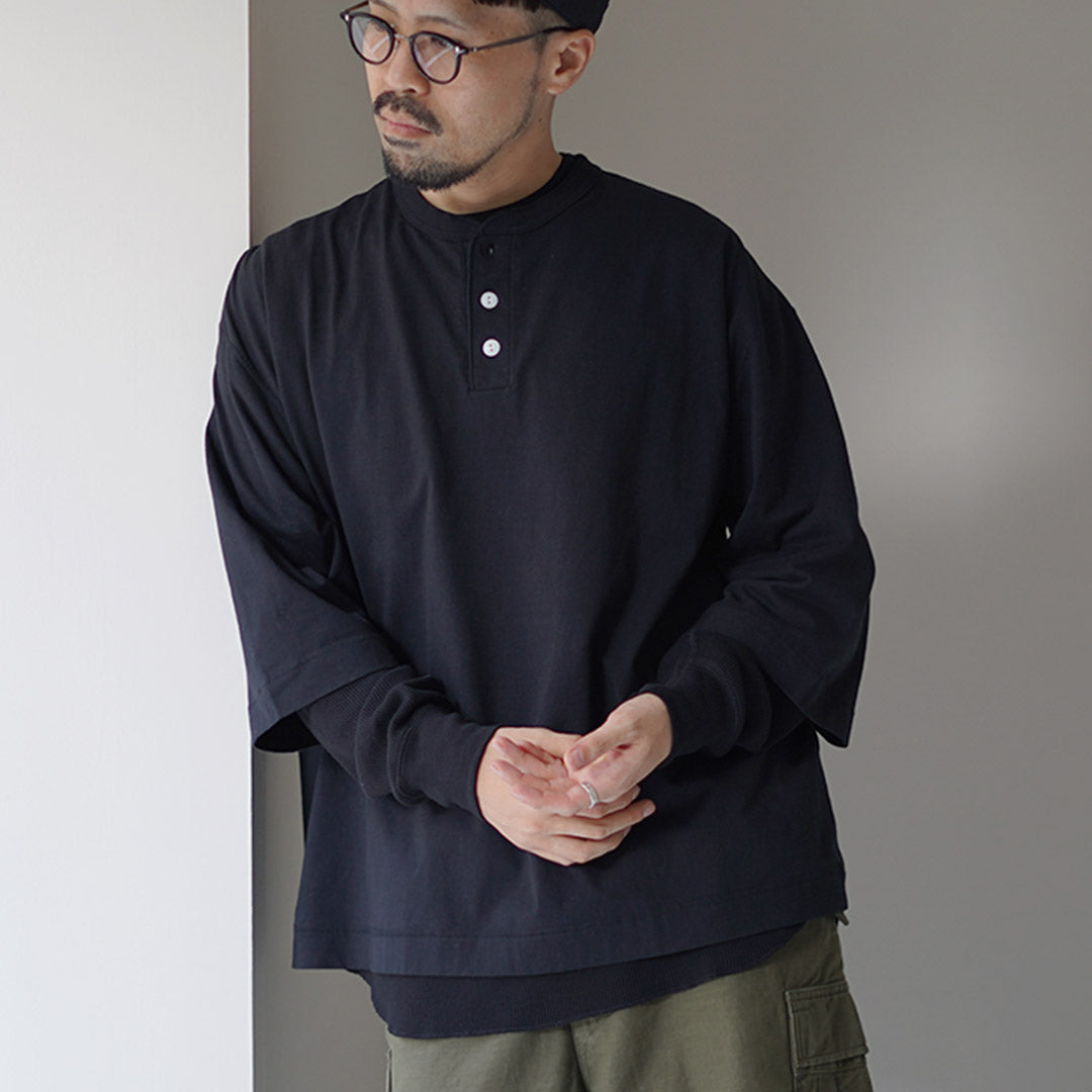 HEALTHKNIT / 2 Pack T-Shirt 7/10 Sleeve + Long Sleeve Waffle