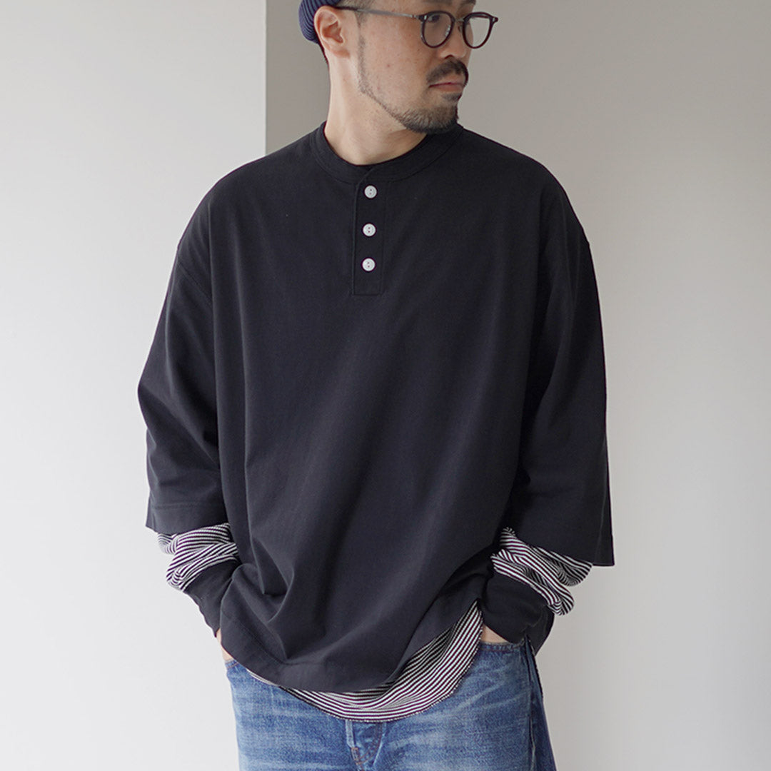 HEALTHKNIT / 2 Pack T-Shirt 7/10 Sleeve + Long Sleeve Waffle