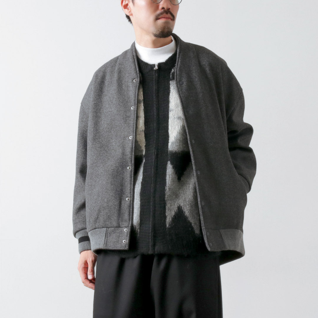 KELEN / Collarless Egg Jacket