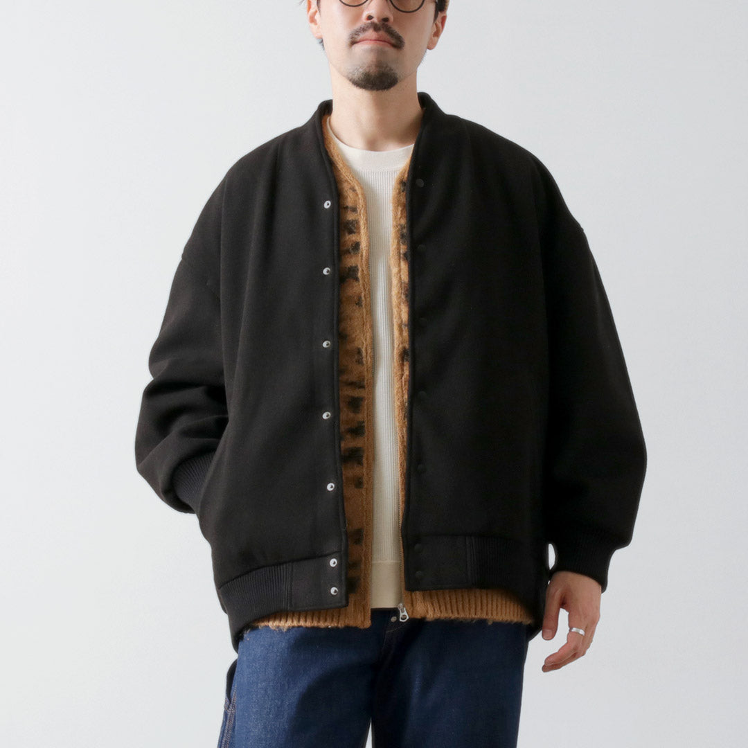 KELEN / Collarless Egg Jacket