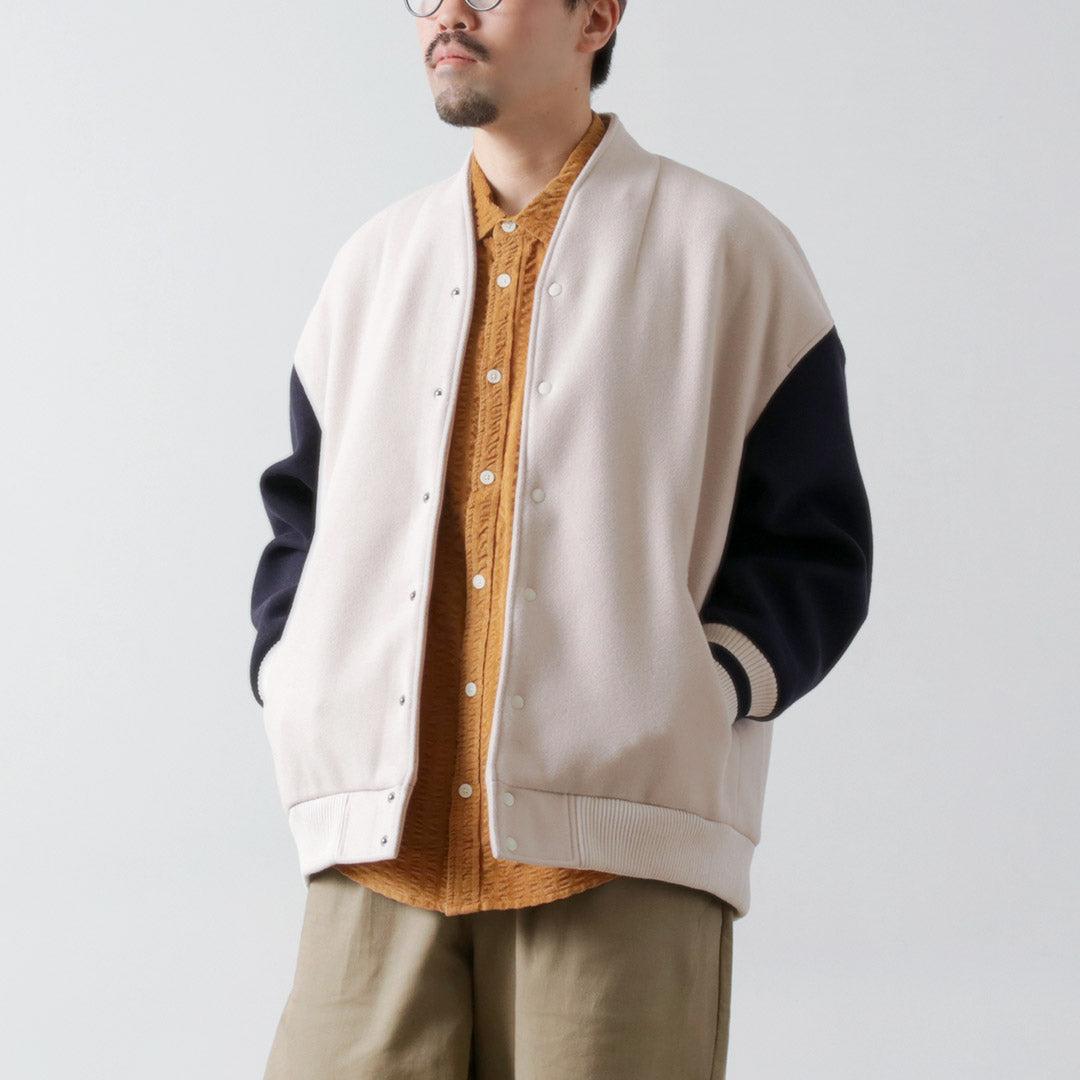 KELEN / Collarless Egg Jacket